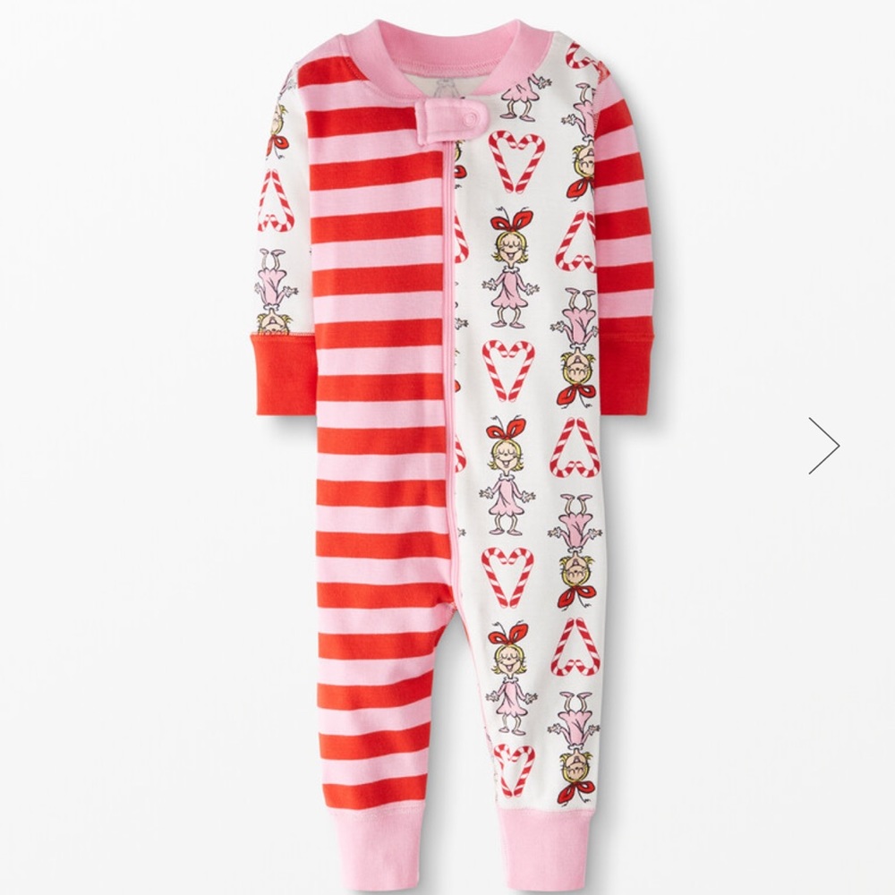 Hanna Andersson Grinch Baby Zip Sleeper